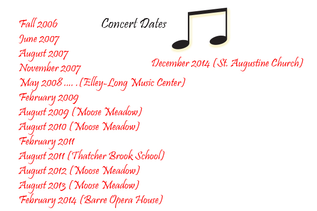 concert dates